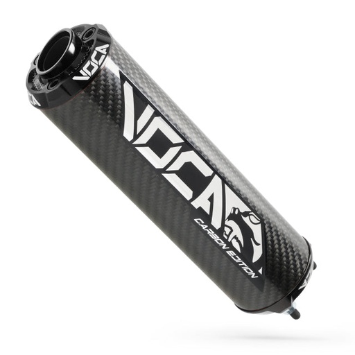 [VCR-RD30400/CABK] Silenciador VOCA Carbon CNC anodizado - negro