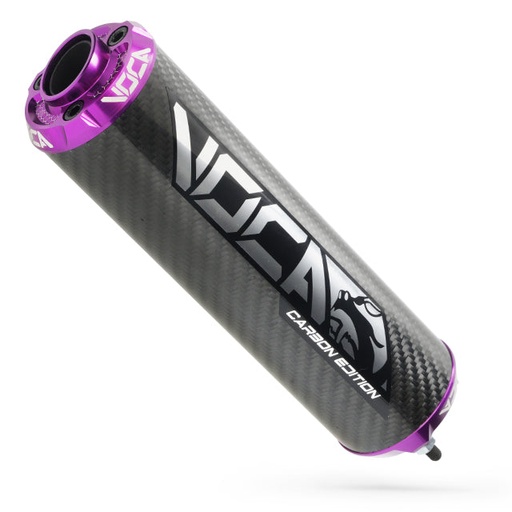 [VCR-RD30400/CAPU] Silenciador VOCA Carbon CNC anodizado - violeta