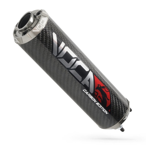 [VCR-RD30400/CAAL] Silenciador VOCA Carbon CNC anodizado - gris