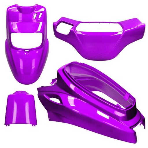 [AP55BP10.993.PM] Kit carenados Yamaha BW'S / MBK Booster >04 50cc 4 piezas AllPro - lila metalizado