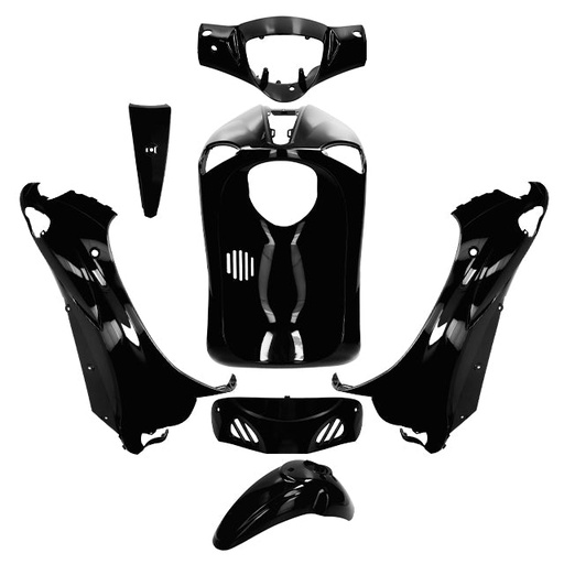 [AP55BP10.138.BK] Carenados Piaggio Liberty 50/125 7 piezas AllPro - negro metalizado