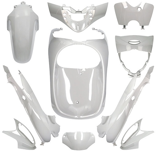 [AP55BP10.571.PW] Carenados Honda SH 125 04-08 10 piezas AllPro - blanco perla