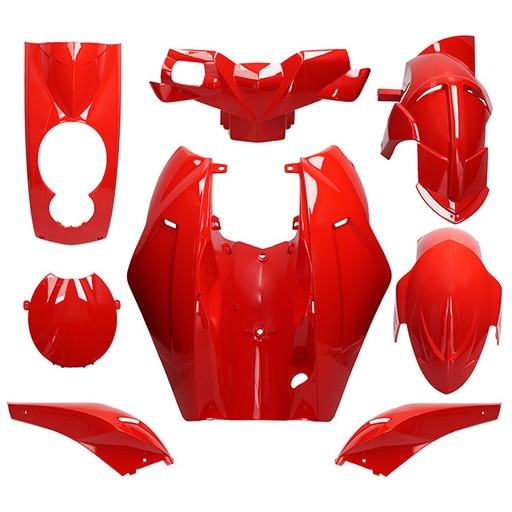 [AP55BP10.918.RE] Carenados Peugeot Ludix 8 piezas AllPro - rojo scuderia