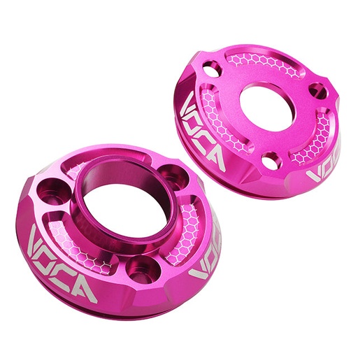 [VCR-RD304CNC/PI] Kit de cazoletas silenciador VOCA CNC anodizado - rosa