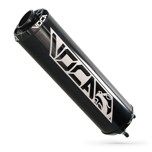 [VCR-RD30400/BKBK] Silenciador VOCA Aluminio CNC negro - cazoleta negra