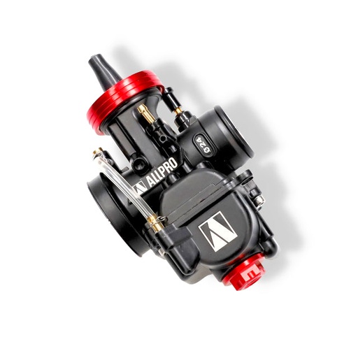 [AP30CB00.PWK.24.BK] Carburador 24 PWK negro CNC rojo AllPro