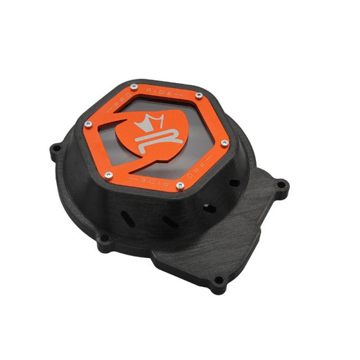 [KR728F] Tapa encendido Minarelli AM6 KRM Pro Ride - negro/naranja