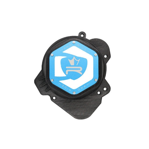 [KR737F] Tapa encendido Derbi KRM Pro Ride - negro/turquesa