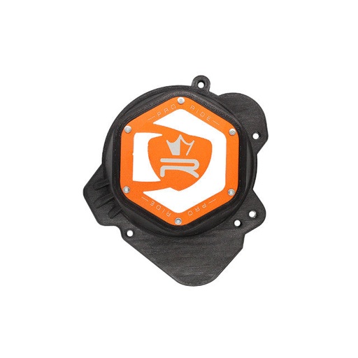[KR736F] Tapa encendido Derbi KRM Pro Ride - negro/naranja
