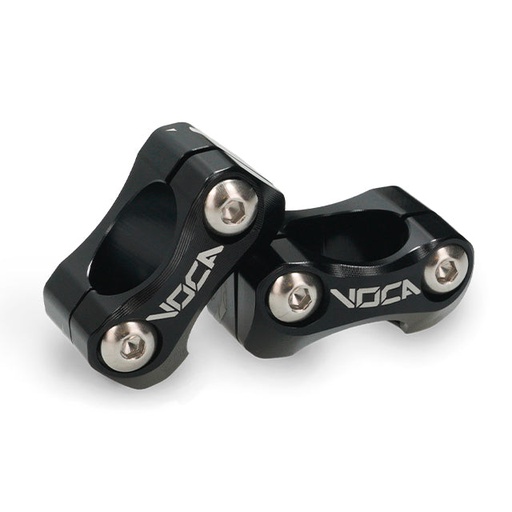 [VCR-SD960.V2/BK] Torretas manillar 28,6 mm Voca V2 HB28 CNC - negro