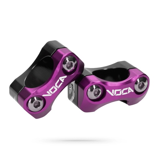 [VCR-SD960.V2/PU] Torretas manillar 28,6 mm Voca V2 HB28 CNC - violeta