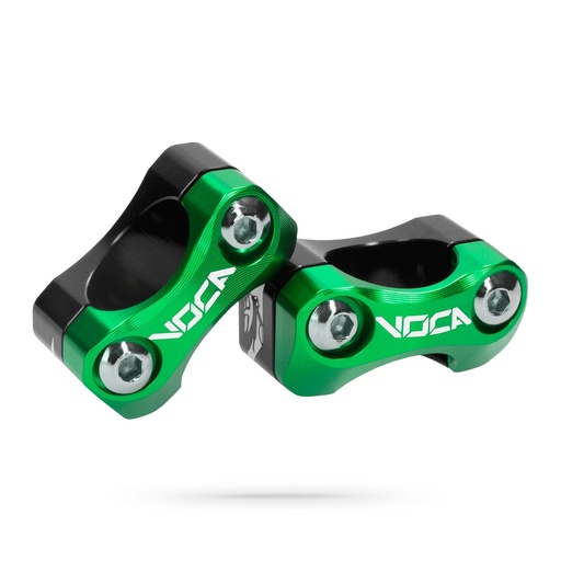 [VCR-SD960.V2/GR] Torretas manillar 28,6 mm Voca V2 HB28 CNC - verde