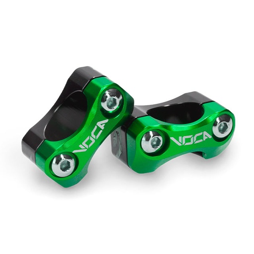 [VCR-SD960.V2/GR] Torretas manillar 28,6 mm Voca V2 HB28 CNC - verde