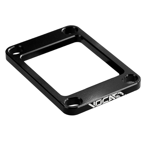 [VCR-RD13.SPC.DA/BK] Suplemento CNC caja de laminas Derbi / AM6 50cc VOCA - 5mm negro