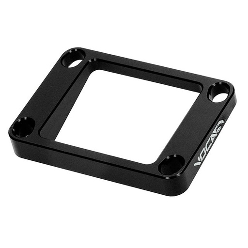 [VCR-RD13.SPC.DA.0505/BK] Suplemento CNC caja de laminas inclinada 5º Derbi / AM6 50cc VOCA - 5mm negro