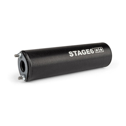 [S6-96ET030/BK] Silenciador de escape lado izquierdo 50/80cc Stage6 - negro