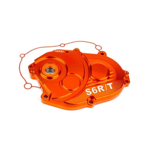 [S6-2216602] Tapa de transmision Minarelli scooter 50 Stage6 R/T - naranja