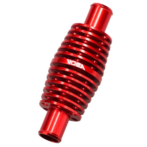 [VCR-RD11.RAD.BST/RE] Radiador tubo refrigerante D=17mm 106x40mm VOCA CNC Bestia - rojo
