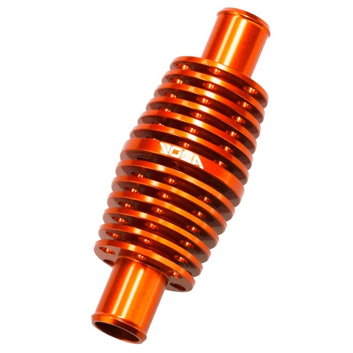 [VCR-RD11.RAD.BST/OR] Radiador tubo refrigerante D=17mm 106x40mm VOCA CNC Bestia - naranja