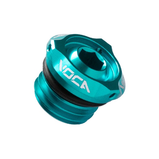 [VCR-SD9188.V2/CY] Tapón aceite VOCA EVO CNC V2 Minarelli AM6 - azul cyan