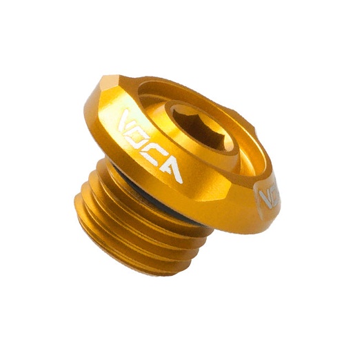 [VCR-SD9166/GO] Tapón de aceite Minarelli horizontal M14x1,5mm VOCA Racing - oro