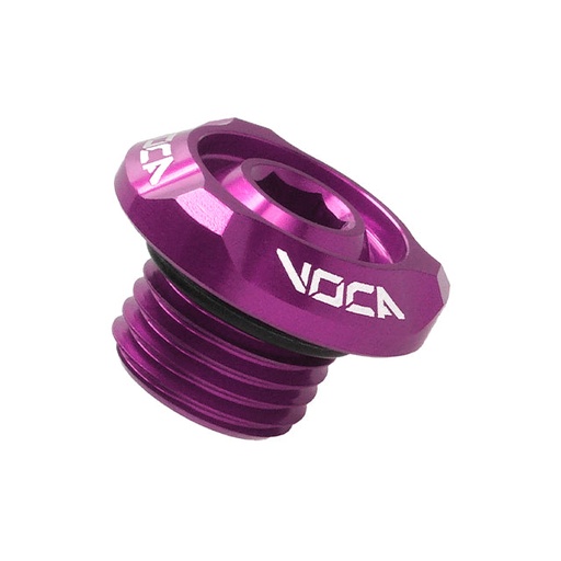 [VCR-SD9166/PU] Tapón de aceite Minarelli horizontal M14x1,5mm VOCA Racing - violeta