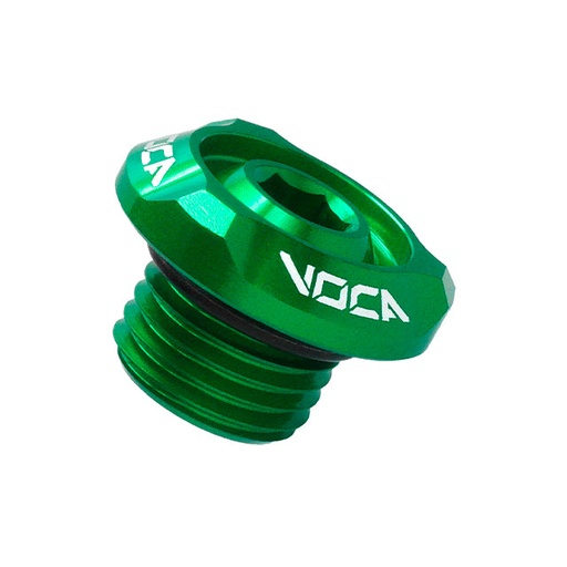 [VCR-SD9166/GR] Tapón de aceite Minarelli horizontal M14x1,5mm VOCA Racing - verde