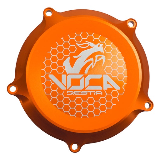 [VCR-RD19188.COVER.3/OR] Tapa de discos de embrague Minarelli AM6 Voca CNC - naranja