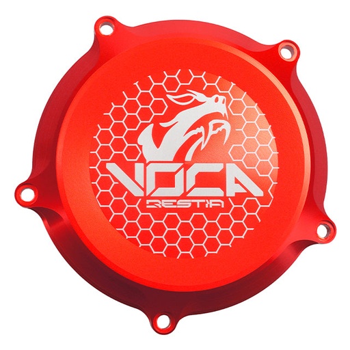 [VCR-RD19188.COVER.3/RE] Tapa de discos de embrague Minarelli AM6 Voca CNC - rojo