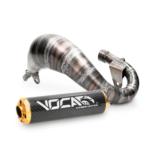 [VCR-RD37190.CC.CAGO] Escape Beta RR Enduro/SM 2012-2020 Cross Carbon 80/90cc VOCA Racing - silenciador cazoleta oro