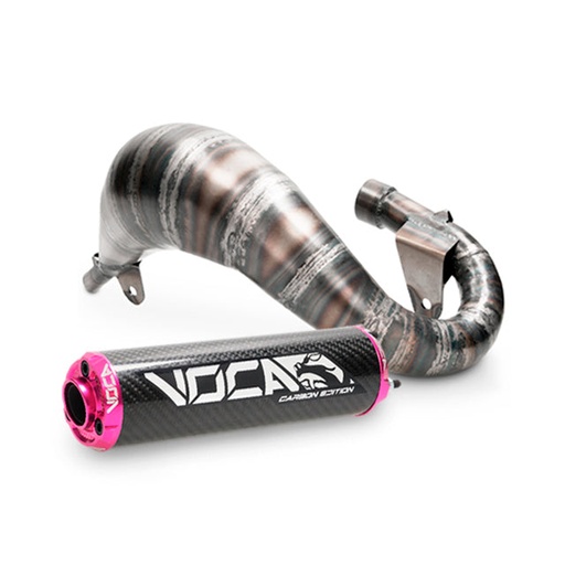 [VCR-RD37190.CC.CAPI] Escape Beta RR Enduro/SM 2012-2020 Cross Carbon 80/90cc VOCA Racing - silenciador cazoleta rosa