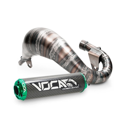 [VCR-RD37190.CC.CAGR] Escape Beta RR Enduro/SM 2012-2020 Cross Carbon 80/90cc VOCA Racing - silenciador cazoleta verde