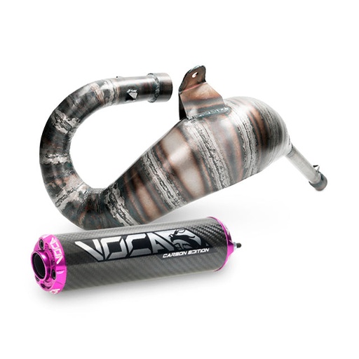 [VCR-RD37183.CC.CAPU] Escape Rieju MRX/SMX Cross Carbon 80/90cc VOCA Racing - silenciador cazoleta violeta