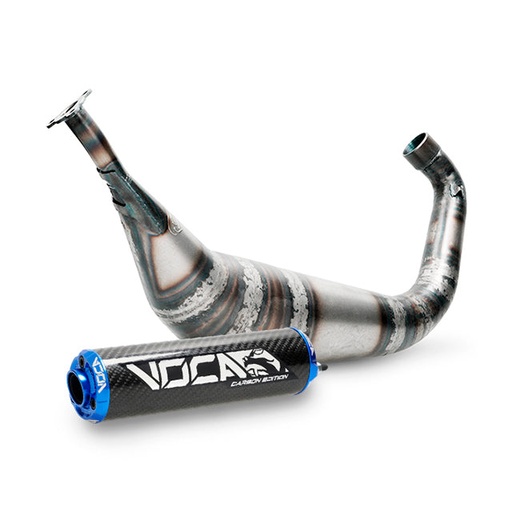 [VCR-RD35192.01.CABL] Escape Derbi Senda Racing BigBore 90cc VOCA - silenciador cazoleta azul