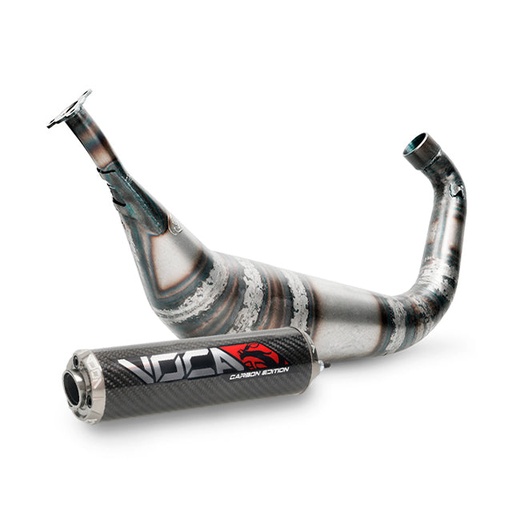 [VCR-RD35192.01.CAAL] Escape Derbi Senda Racing BigBore 90cc VOCA - silenciador cazoleta gris