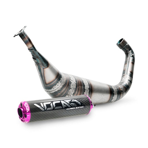 [VCR-RD35192.01.CAPU] Escape Derbi Senda Racing BigBore 90cc VOCA - silenciador cazoleta violeta