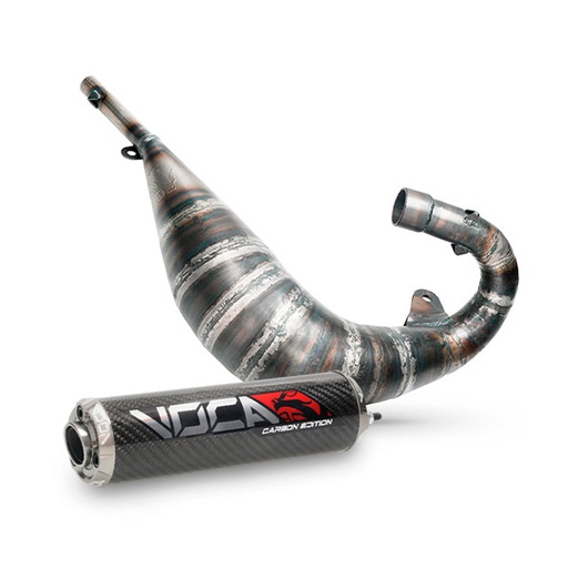 [VCR-RD37184.CC.CAAL] Escape VOCA Cross Carbon 80/90cc Sherco 50 SM-R / SE-R - silenciador cazoleta gris