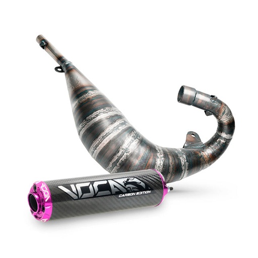 [VCR-RD37184.CC.CAPU] Escape VOCA Cross Carbon 80/90cc Sherco 50 SM-R / SE-R - silenciador cazoleta violeta