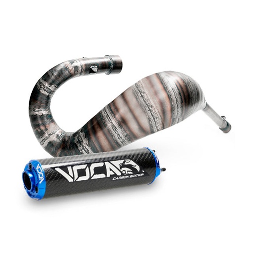 [VCR-RD37185.CC.CABL] Escape Rieju MRT Cross Carbon 80 VOCA Racing - silenciador cazoleta azul