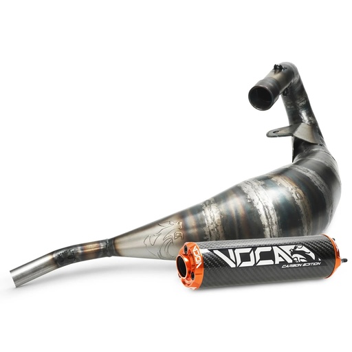 [VCR-RD37185.CC.CAOR] Escape Rieju MRT Cross Carbon 80 VOCA Racing - silenciador cazoleta naranja