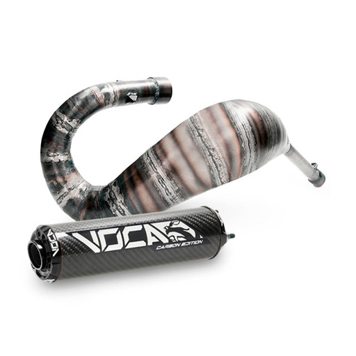 [VCR-RD37185.CC.CABK] Escape Rieju MRT Cross Carbon 80 VOCA Racing - silenciador cazoleta negro
