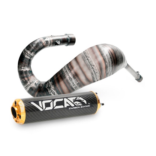 [VCR-RD37185.CC.CAGO] Escape Rieju MRT Cross Carbon 80 VOCA Racing - silenciador cazoleta oro