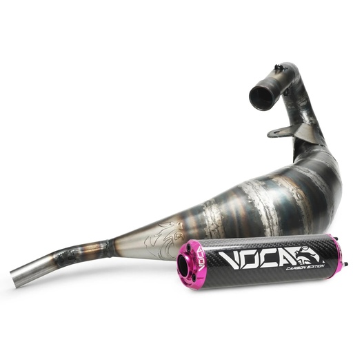 [VCR-RD37185.CC.CAPI] Escape Rieju MRT Cross Carbon 80 VOCA Racing - silenciador cazoleta rosa