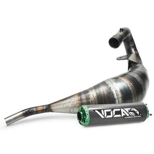 [VCR-RD37185.CC.CAGR] Escape Rieju MRT Cross Carbon 80 VOCA Racing - silenciador cazoleta verde