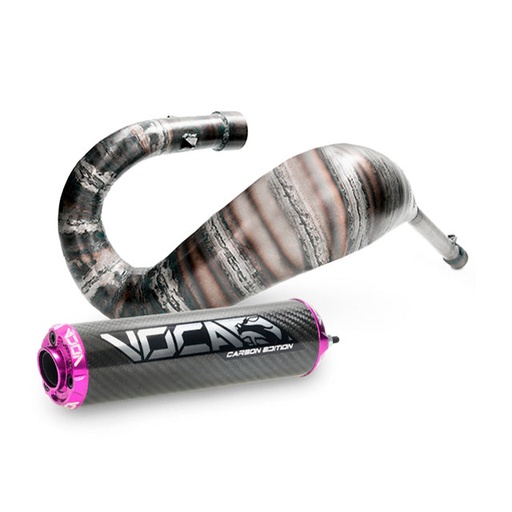 [VCR-RD37185.CC.CAPU] Escape Rieju MRT Cross Carbon 80 VOCA Racing - silenciador cazoleta violeta