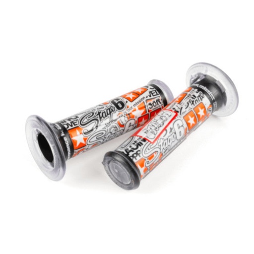 [S6-195020/WH] Puños Stage6 Stickerboom negro-blanco