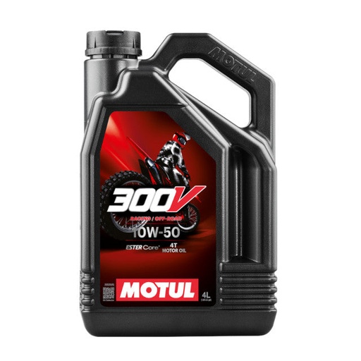 [112561] Aceite motor 10W50 300V Factory Line Off Road Racing 4L Motul