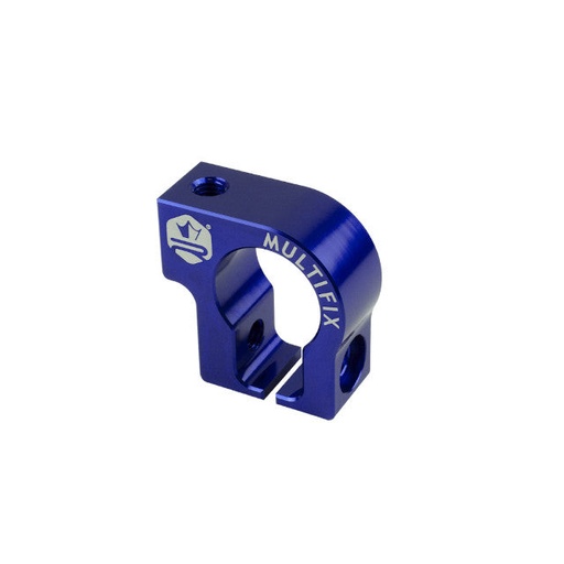 [KR679F] Abrazadera soporte de escape multifijación KRM - azul oscuro
