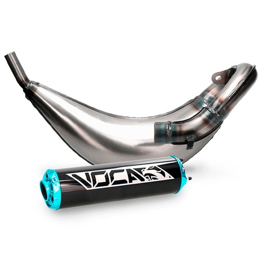 [VCR-RD39185/BKCY] Escape Rieju MRT50 VOCA Cross (CE) - silenciador azul cyan