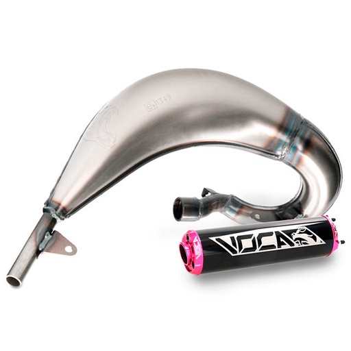 [VCR-RD39190/BKPI] Escape Beta RR Enduro/SM 12-20 lado derecho VOCA Cross (CE) - silenciador rosa